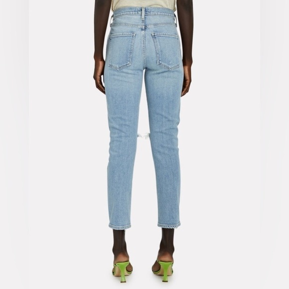 AGOLDE Toni High-Rise Skinny Distressed Jeans Ripped Recycled Cotton Ankle 29 - Picture 2 of 15